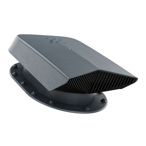 RoofiVent WP-2-09-PI iVent Flow Roof Ventilation for Standing Seam Roof Graphite