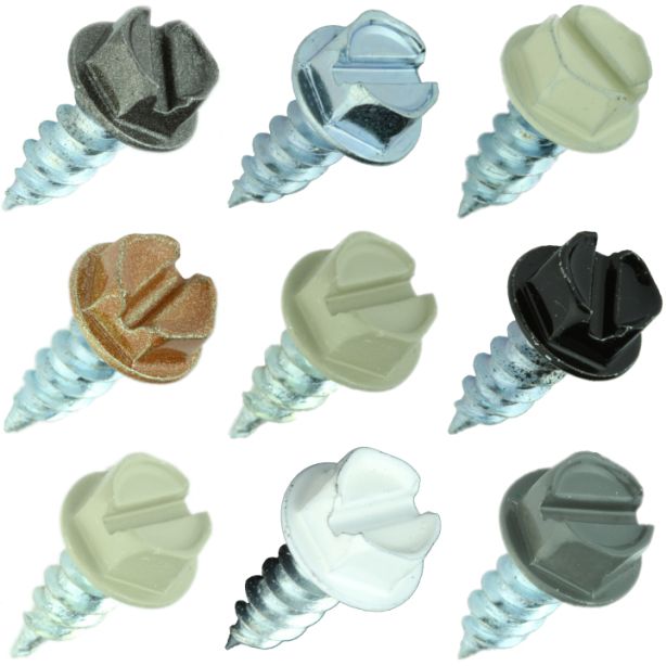 US Aluminum Metal Screw 100pc 1/2"