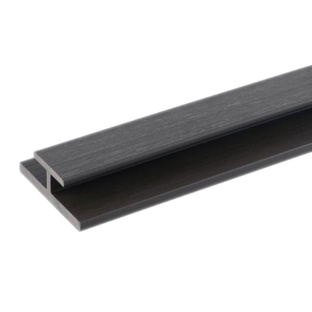 NewTechWood US45-8-CH All Weather System Composite Siding T-Channel 3.1"x1"x8' Hawaiian Charcoal 1pc