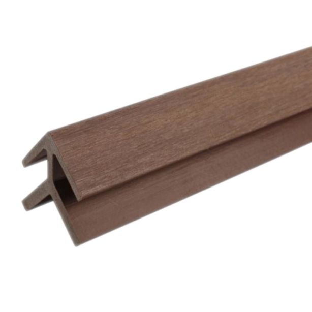 NewTechWood US46-8-IP All Weather System Composite Siding Outside Corner Post 2.31"x2.31"x8' Brazilian Ipe 1pc