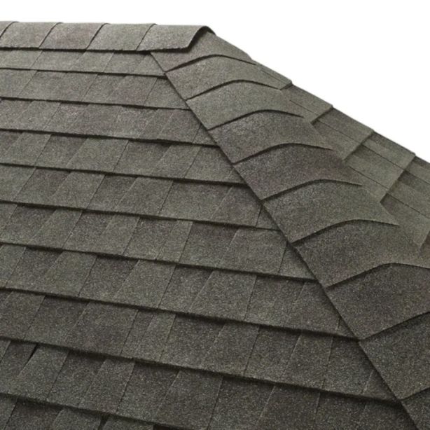 GAF Seal-A-Ridge 0850723 Hip and Ridge Cap Shingles 25 linear ft Hunter Green