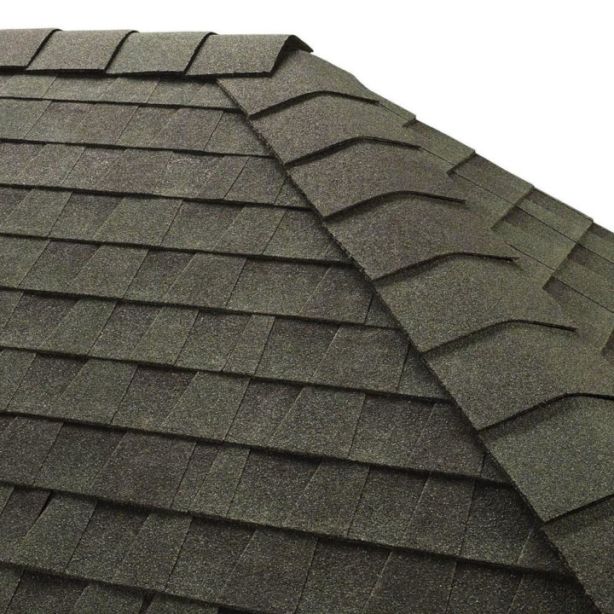 GAF Timbertex 0840723 Ridge Cap Shingles 20 linear ft Hunter Green