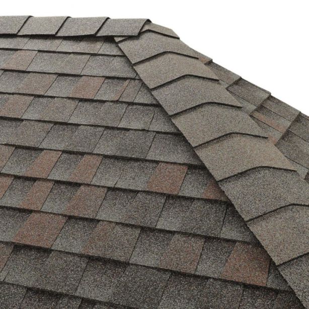GAF Timbertex 0845925 Ridge Cap Shingles 20 linear ft Williamsburg Slate