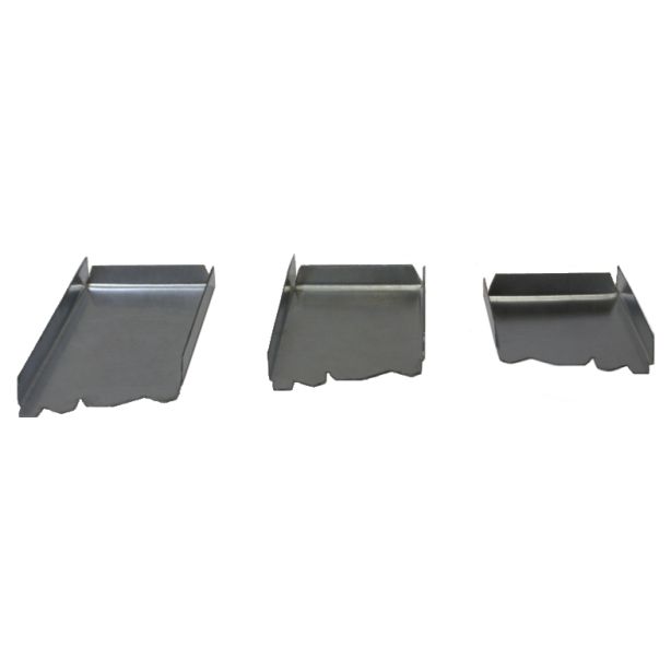 Lakefront Sheet Metal Box Gutter End Cap Galvanized