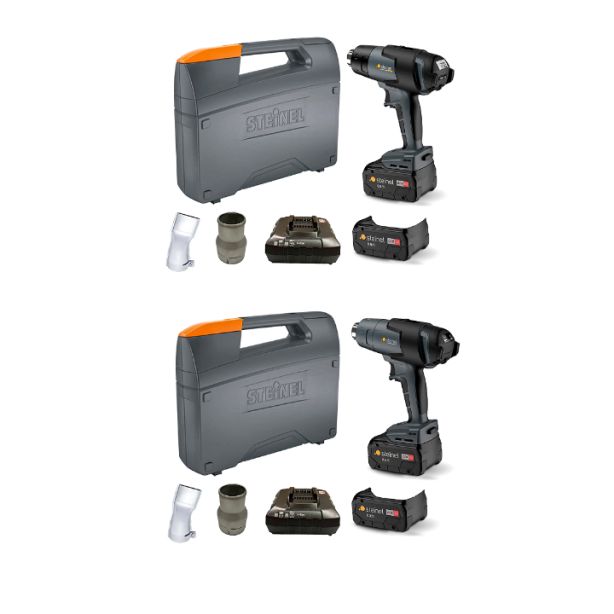 Steinel Mobile Heat Roofing Kit with 2 Batteries
