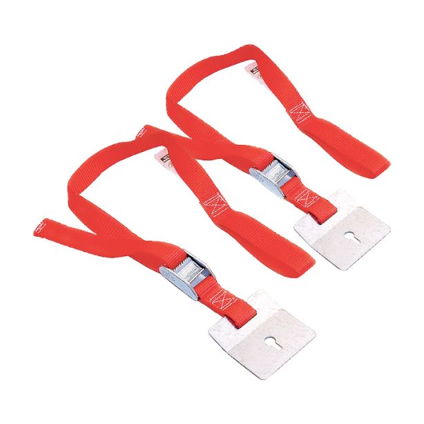 Super Anchor 1095 Leash Ladder Straps Red 2"x0.25" x12" 2ct