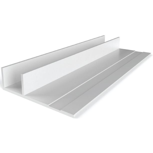Tamlyn F516 XtremeTrim 1/2" F-Reveal No Lip 5/16"x10'