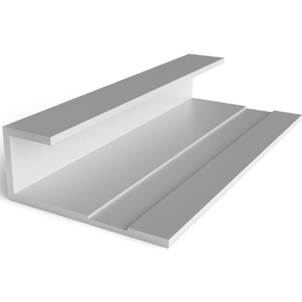 Tamlyn JMH110 XtremeTrim 1" x 3/8" Lip Standard J-Mold - 10' Primed EA