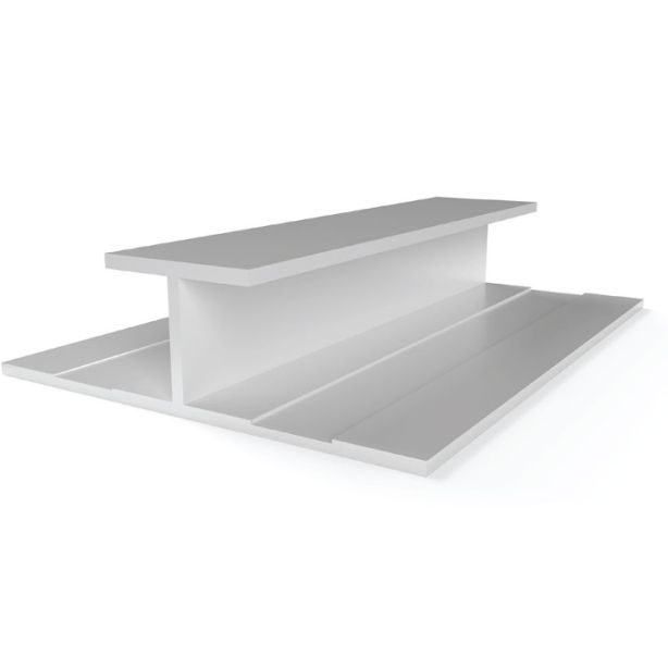 Tamlyn SHM3410-CA XtremeTrim 3/4" Siding H Mold - 10' Clear Anodized EA