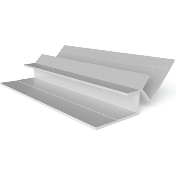 Tamlyn XICLP516-135CA XtremeTrim 135 Degree 5/16" Low Profile Panel Inside Corner - 10' Clear Anodized EA