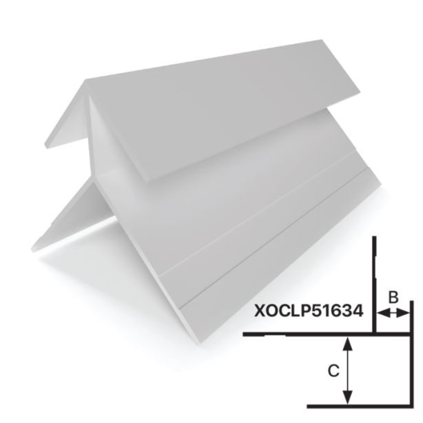 Tamlyn XOCLP51634 XtremeTrim Transition LowProfile Outside Corner 5/16" & 3/4"x10' Primed EA