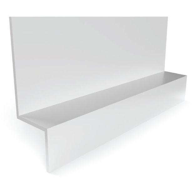 Tamlyn XZS7168 XtremeTrim 7/16" Horizontal Z Basic - 3/8" Lip, 1" Back - 8' Primed EA