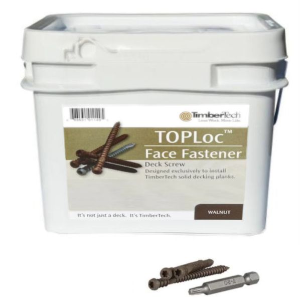 TimberTech TLOC1750W TOPLoc Screws For PRO and EDGE 2.5" Walnut 500 sq ft