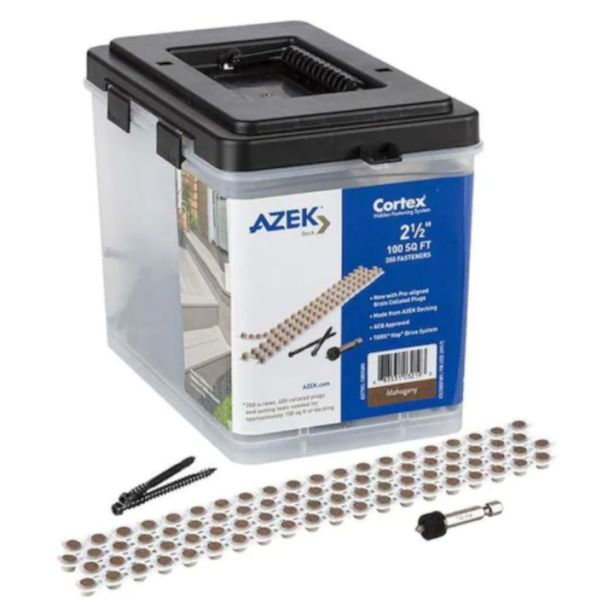 TimberTech CTC100SFMH Cortex Screws Collated Strips For AZEK Mahogany 100 sq ft