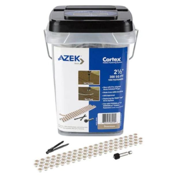 TimberTech CTC300SFBS Cortex Screws Collated Strips For AZEK Brownstone 300 sq ft