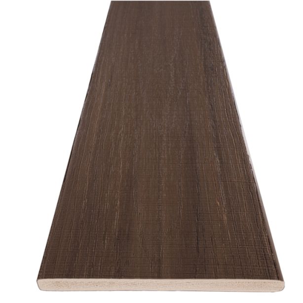 TimberTech ADR5117512AW AZEK Landmark Composite Deck Board Polymer Matte Finish Fascia 11.75"x12' American Walnut 1pc