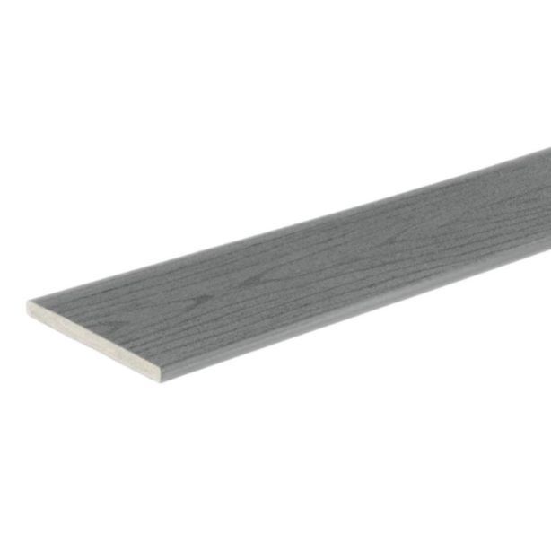TimberTech TCRISERSM PRO Terrain Composite Deck Board Riser 7.25"x12' Silver Maple 1pc
