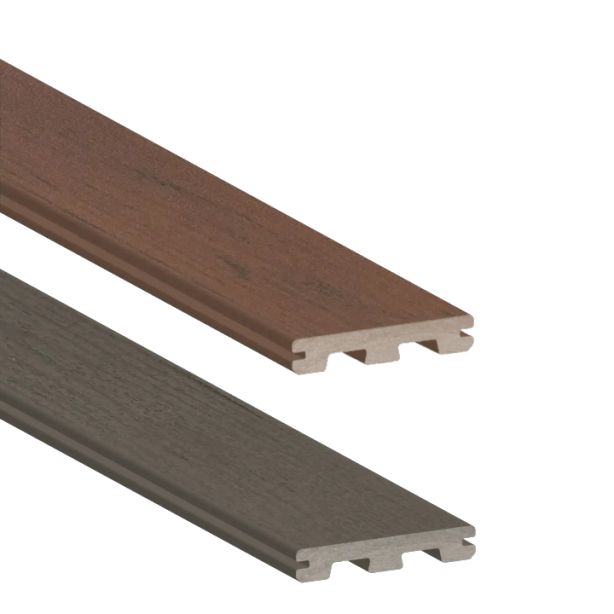 TimberTech TCGV5412 PRO Terrain Composite Deck Board Grooved 5.36"x12'