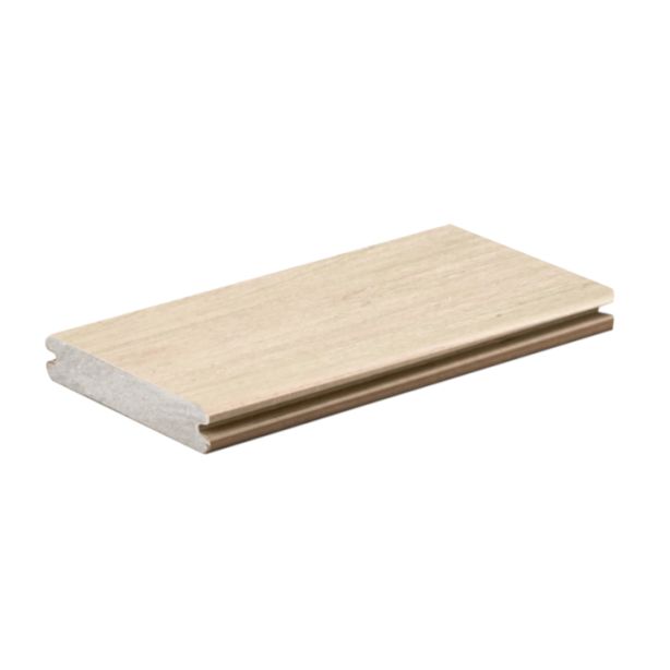 TimberTech LCGV5412WC PRO Legacy Composite Deck Board Grooved 5.36"x12' Whitewash Cedar 1pc