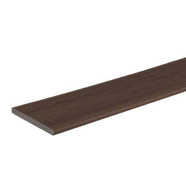 TimberTech ERISERDC EDGE Prime+ Composite Deck Board Riser 7.25"x12' Dark Cocoa 1pc