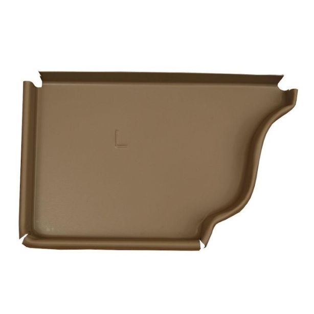 US Aluminum 5LCLAY End Caps Left 5" Clay 50ct