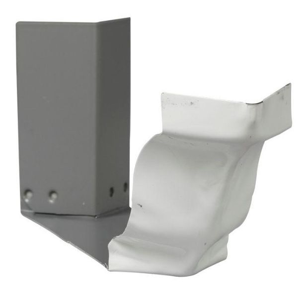 US Aluminum 5OS80WHITE Outside Strip Mitre 5" 80 White 20ct