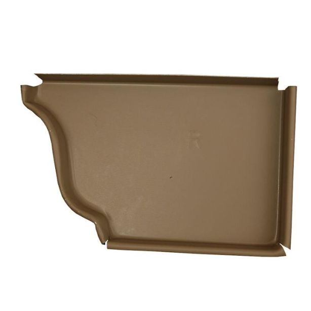 US Aluminum 5RCLAY End Caps Right 5" Clay 50ct