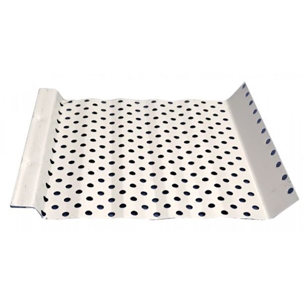 US Aluminum 6SF6WHT Shur Flo Gutter Protection White 6"x6' 50ct