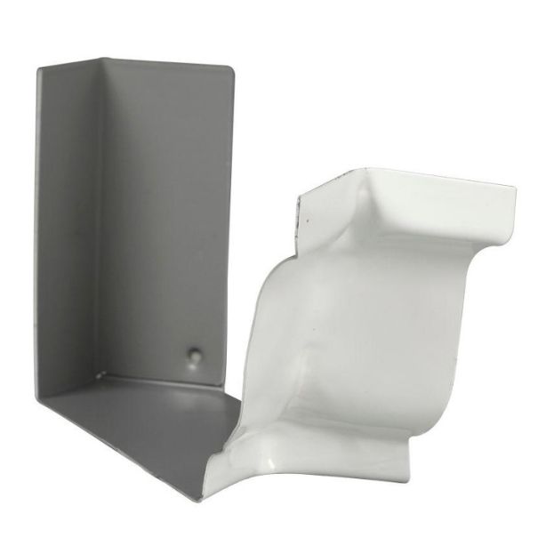 US Aluminum 6IS80WHITE Inside Strip Mitre 6" 80 White 20ct