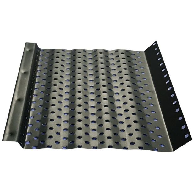 US Aluminum 7SF4XBL Shur Flo Gutter Protection Black 7"x4' 50ct