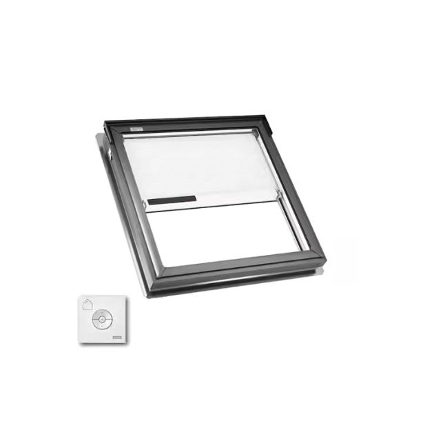 Velux FS C01 2004S Fixed Skylight Deck Mounted Low E with Solar Blind and Remote 21" X 26-7/8"