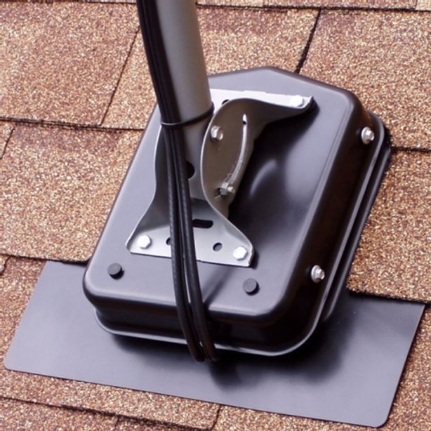 Roofmaster CommDeck Satellite Base Brown