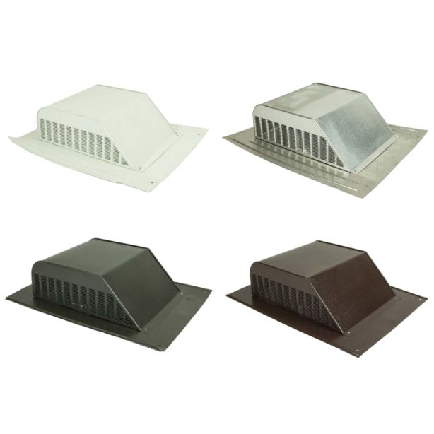 GAF Master Flow Roof Louver Aluminum Slant Back
