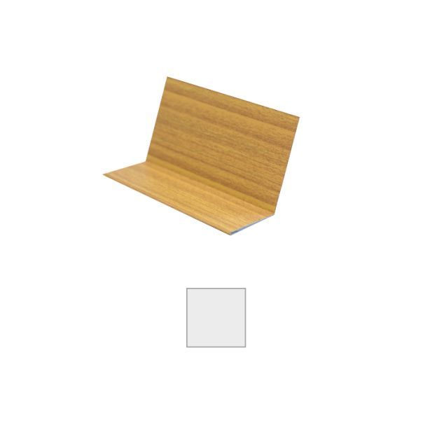 Vesta Steel Siding Brick Ledge Flashing Solid White 10'