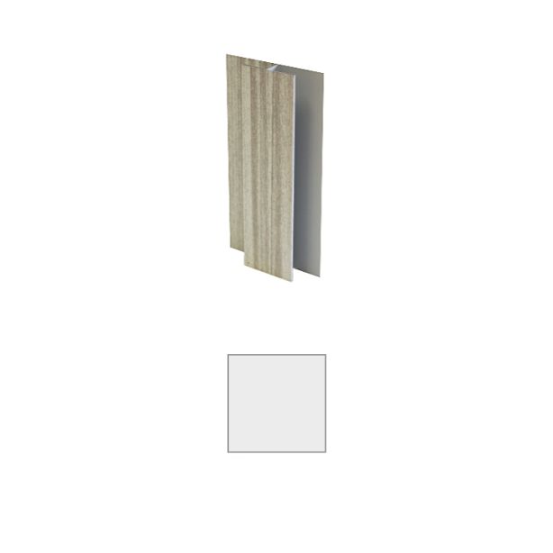 Vesta Steel Siding H Channel Solid White 10'