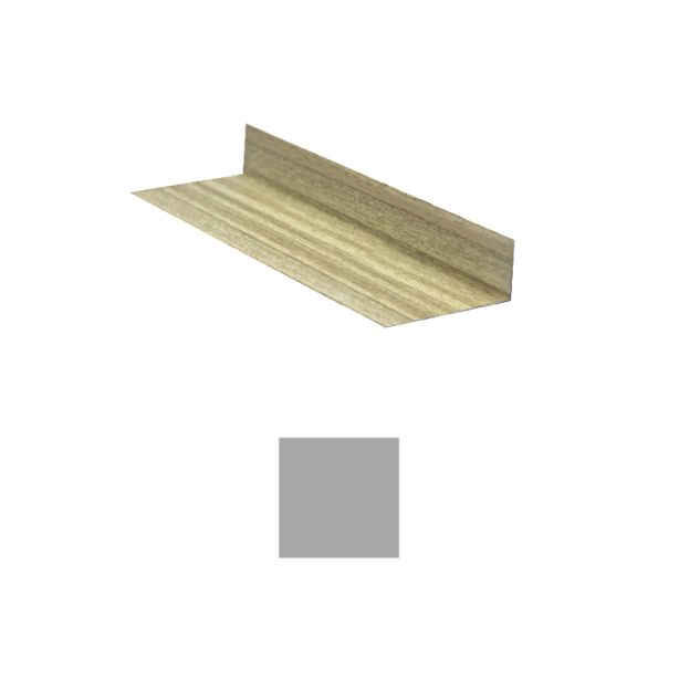 Vesta Steel Siding L Flashing Solid Silver Lining 10'