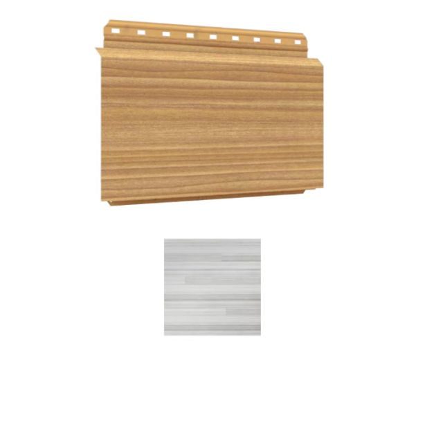 Vesta Steel Siding Plank HD3 Woodgrain Sand Dollar 5"x8' 15/carton