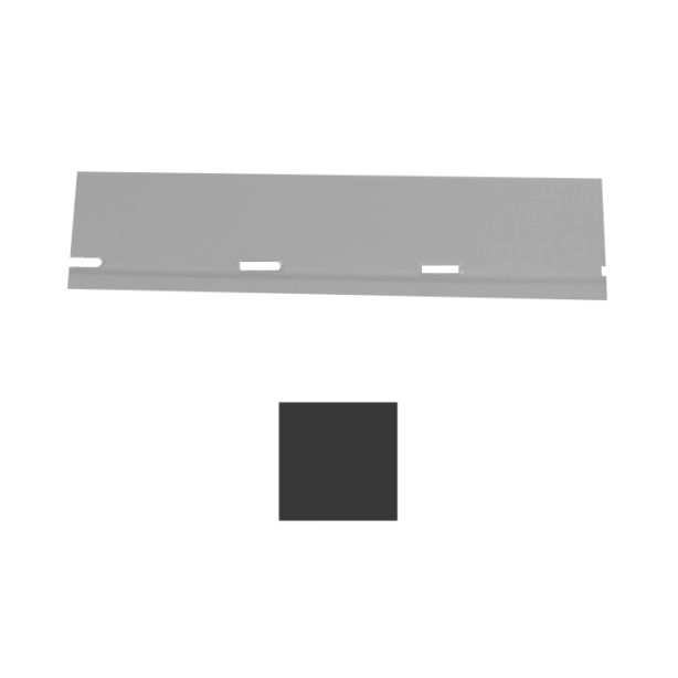 Vesta Steel Siding Utility Trim Solid Ironstone 12'
