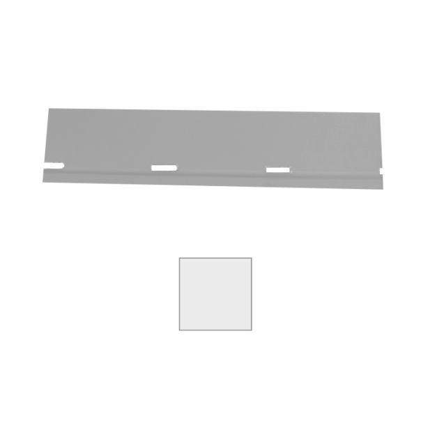 Vesta Steel Siding Utility Trim Solid White 12'