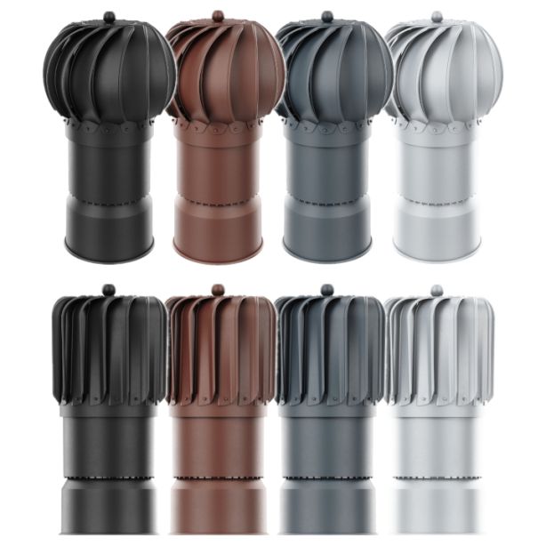 RoofiVen iVent Turbo Durable Polypropylene Turbine Attachment 6"
