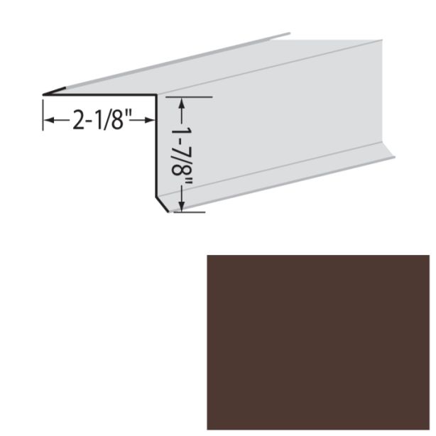 EDCO 1722-539 Rake Starter Solid 10' Chestnut Brown 10/carton