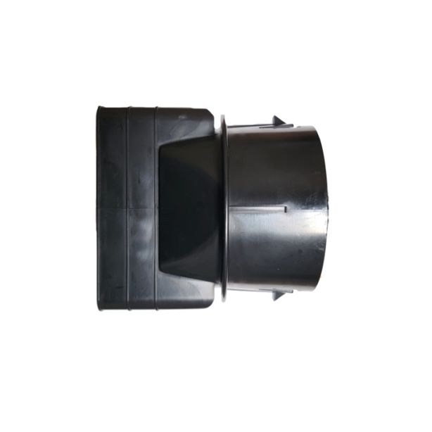 Raindrop 36603K Downspout Drain Pipe Adapter Black 3X4